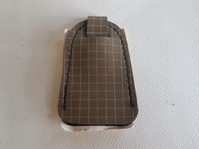NOS Vintage brown grid Ignition key pouch Zubehör VW bus Samba T1 bulli Porsche
