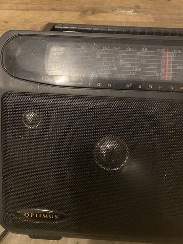 Optimus Radio 12-603 AM/FM Extended Range Receiver Portable High ...