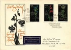 Dr Jim Stamps East Germany Fdc 1966 Protected Native Plants 3V Set Air Mail