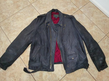 Schott NYC PER22 Perfecto Buffalo Leather Jacket Black USA Made XXL Barely Worn