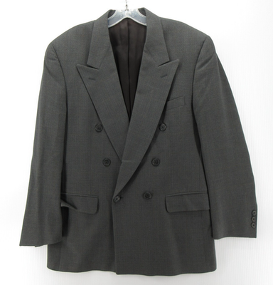 VTG Christian Dior Monsieur Sport Coat Men 40 Gray Blazer Wool