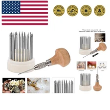 Organized 23-Piece Engraving Tool Set for Crafting Stunning Jewelry Masterpieces