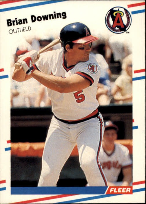1988 Fleer #488 Brian Downing - BB