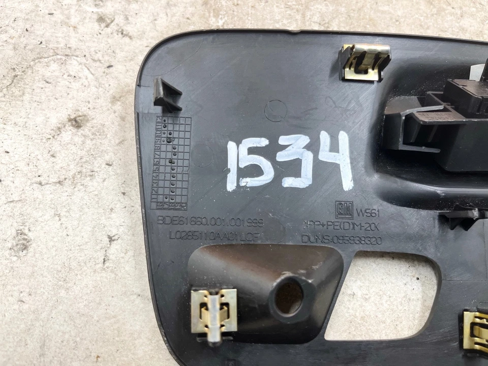 16-24 CHEVROLET CAMARO TECHO SUPERIOR DOMO INTERRUPTOR LUZ LÁMPARA CONSOLA OEM Foto 2 de 4