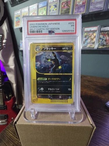 2002 Pokémon TCG Japanese Split Earth 1st Edition Umbreon 072 Holo PSA 1