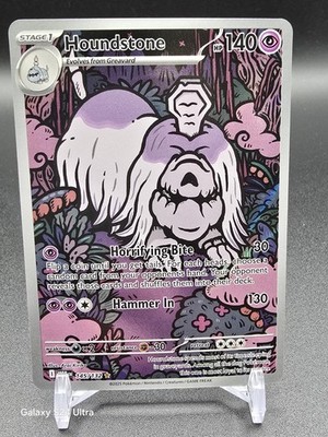 Houndstone 145/132 Me01: Mega Evolution Holo Illustration Rare Near Mint