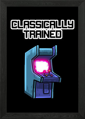 Klassisch ausgebildete Arcade gerahmtes Wandbild Poster Leinwanddruck Bild