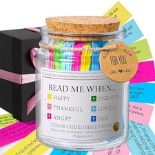 Bible Verse Jar for Daily Encouragement, Christian Gifts for Women, Mothers Day