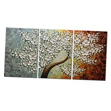 Paintings, 20x30Inchx3 Paintings Oil Hand Painting 3D Hand-Painted On Canvas