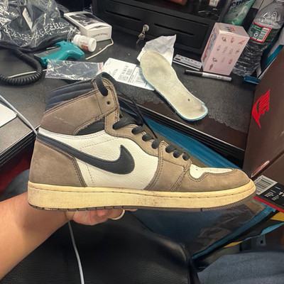 Jordan Air Jordan 1 Retro OG Travis Scott High Mocha 2019 Leather CD4487-100