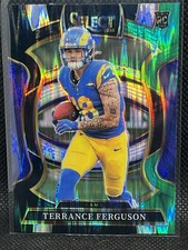 2025 Panini Select - Concourse Terrance Ferguson #20 Black & Green Prizm (RC)