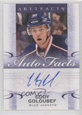 2014-15 Upper Deck Artifacts Autofacts Cody Goloubef #A-CG Auto 8hk