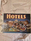 Vintage 1987 Hotels Board Game Milton Bradley Real Estate Game - 100% Complete