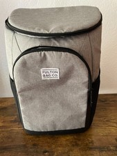 Fulton Bag Co. Insulated Backpack Cooler 30 Can Grayblack Mesh Pocket