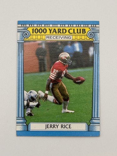 Jerry Rice #2 1987 Topps 1000 Yard Club card