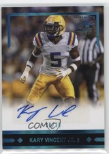 2021 Leaf Ultimate Draft Platinum Spectrum /30 Kary Vincent Jr Auto 01wi