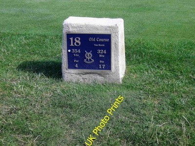 Foto 12x8 The 18th Tee, Old Course St Andrews Tom Morris Hole (Par 4) at c2016
