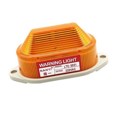 Bernsteinfarbene industrielle Warnblitz-Bake Licht Alarmlampe AC220 V wasserdicht