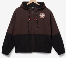 The Nightmare Before Christmas Jack Skellington Windbreaker Size Medium