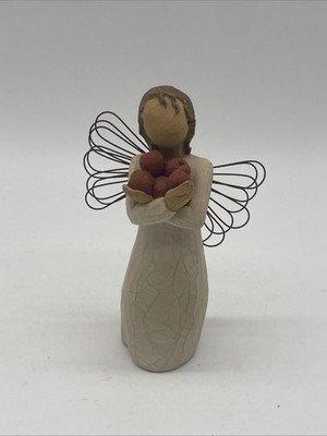 Willow Tree Good Health 2003 Susan Lordi Angel With Apples 5.5'' Figurine Demdaco