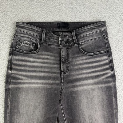 Buckle Black Jeans Women 29x24 Black Denim Fit No. 75 Skinny Cropped High Rise