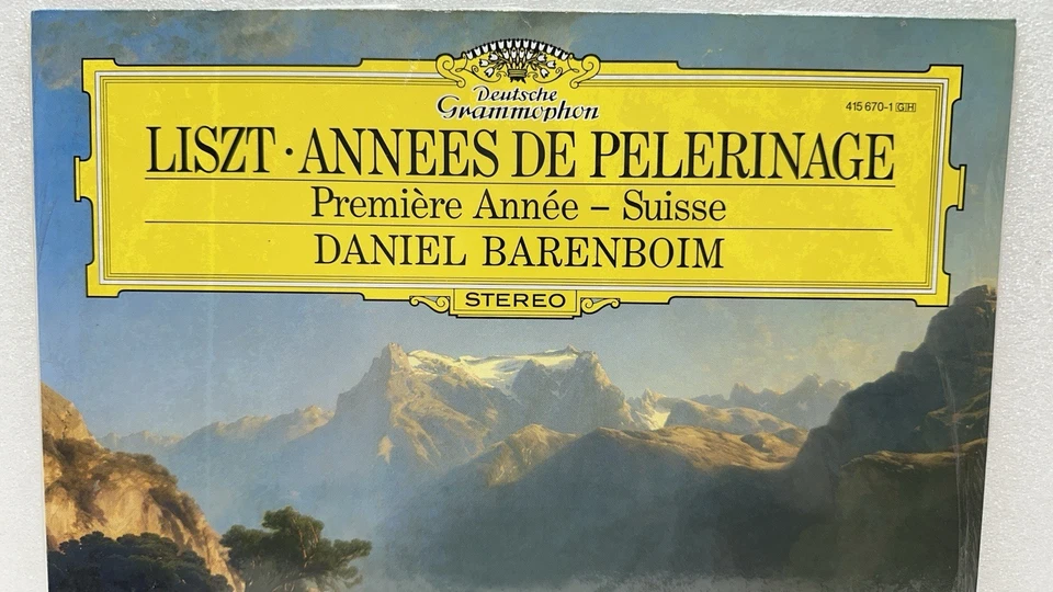 DANIEL BARENBOIM Liszt Annees De Pelerinage DEUTSCHE GRAMMOPHON LP Vinyl Sealed - Image 2 of 4