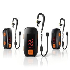 3 Pack Mini Walkie Talkies, Waterproof Small Walkie Talkies Two Way Radio wit...