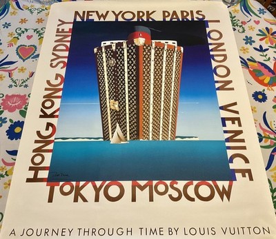 Louis Vuitton 'A Journey Through Time' Poster by Razzia | eBay