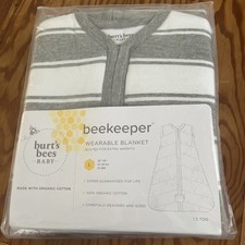 Burts Bees Baby Sleepsack Wearable Blanket Organic Cotton Swaddle Large 22-28 Lb