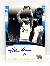 HAKEEM OLAJUWON AUTO ~ 2007 PRESS PASS LEGENDS BASKETBALL ~ HOUSTON ROCKETS