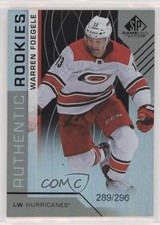 2018 Upper Deck SP Game Used Authentic Rookies Rainbow /296 Warren Foegele d8g