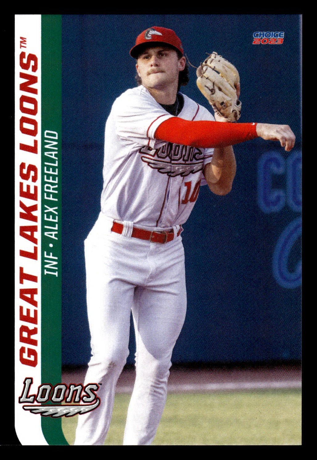 Alex Freeland 2023 Choice Great Lakes Loons #13 Great Lakes Loons