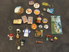 Vintage Keyrings & Badges -