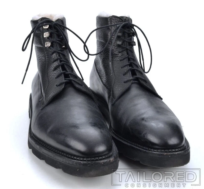 Chaussures Derby Moine John Lobb Beaufort - Cuir Noir - Taille UK 8.5 EE (EU 42.5) - Occasion