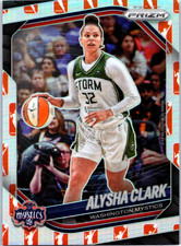 Alysha Clark 2025 Panini Prizm WNBA Logo Prizm #129 Mystics Dallas Wings