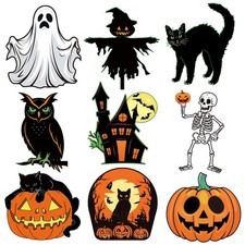 Large Size Vintage Halloween 12.36" x 11.26"/ 31.4 cm x 28.6 cm, Style 1