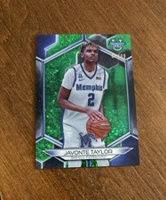 Javonte Taylor 2023-24 Bowman Best University Green Mini Diamond #51 Memphis /99