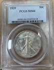 New Listing1939 Walking Liberty Half Dollar PCGS MS66