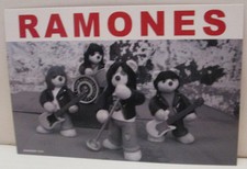THE RAMONES PUNK ROCK TOXIC TEDDIES PLUSH BEAR PROMO DEALER TRADE CARD POSTCARD