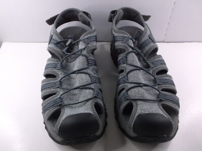 Men's SKECHERS Goodyear Gray Sandals Size 14