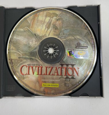 Sid Meier's Civilization III Civ3 PC Turn-based Computer Strategy Game XP Game