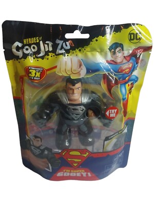 Heroes of Goo Jit Zu DC Hero Pack Kryptonian Steel Superman 4.5'' Action Figure 