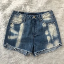 Tinsel denim shorts