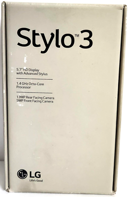 LG Stylo 3 LS777 16GB Black Smartphone, Good Sprint Unlocked