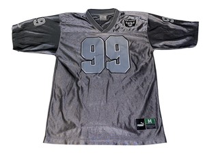oakland raiders silver jersey