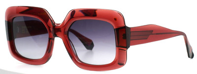 GIGI STUDIOS Hailey 6707/6 Bordeaux Womens Square Gradient Sunglasses 52-21-140