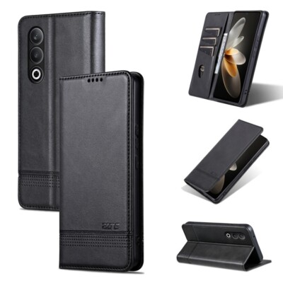 Für OnePlus Nord CE4 AZNS Magnetische Wadenstruktur Flip Leder Handy Hülle Cover