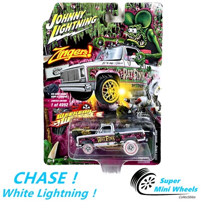 CHASE White Lightning ! 1:64 Rat Fink 1979 Chevrolet Silverado
