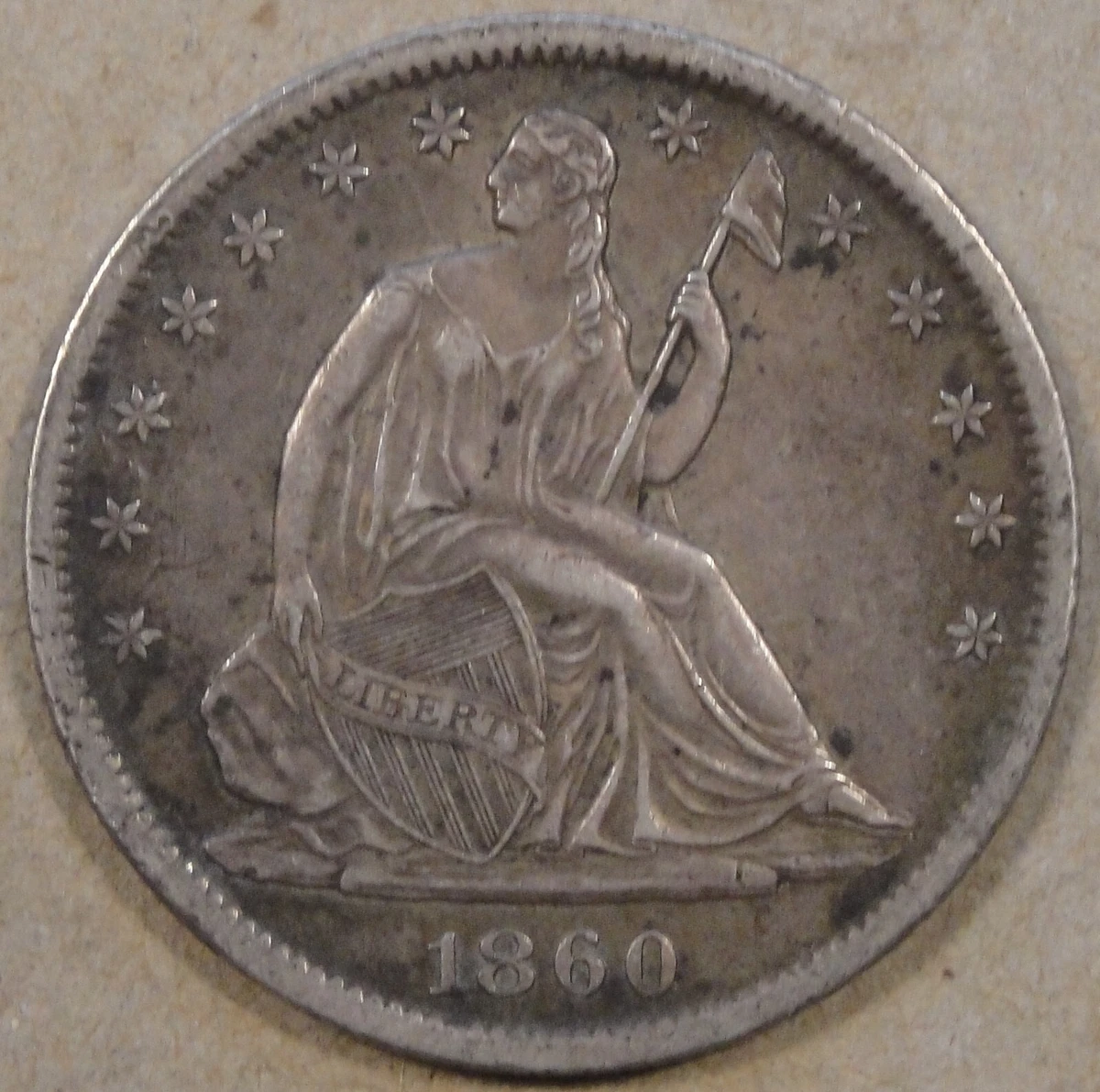 コレクション 1860 Seated Liberty Half Dollar コレクション 1860 Seated Liberty Half Dollar $_57.JPG?set_id