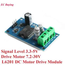 L6201 DC motor driver control module board signal level 3.3-5V Voltage 7.2-30V